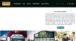 Desktop Screenshot of healthydiabetic.org