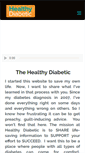 Mobile Screenshot of healthydiabetic.org